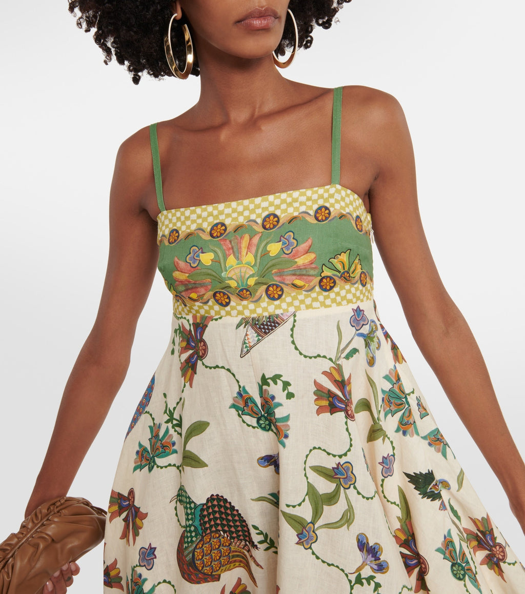 Vestido Longo de Verão Estampado