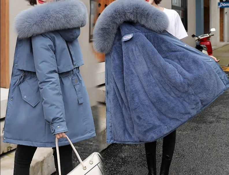 Casaco Feminino Forrado em Veludo