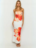 Vestido Longo Floral - Petals