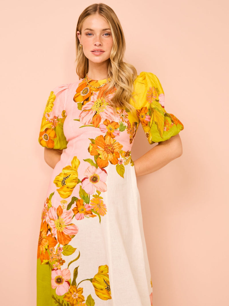 Vestido Longo Estampa Floral - Spring