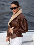 Jaqueta de Couro Legítimo - Lena