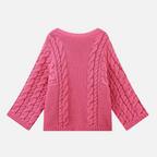 Suéter Trançado de Tricô