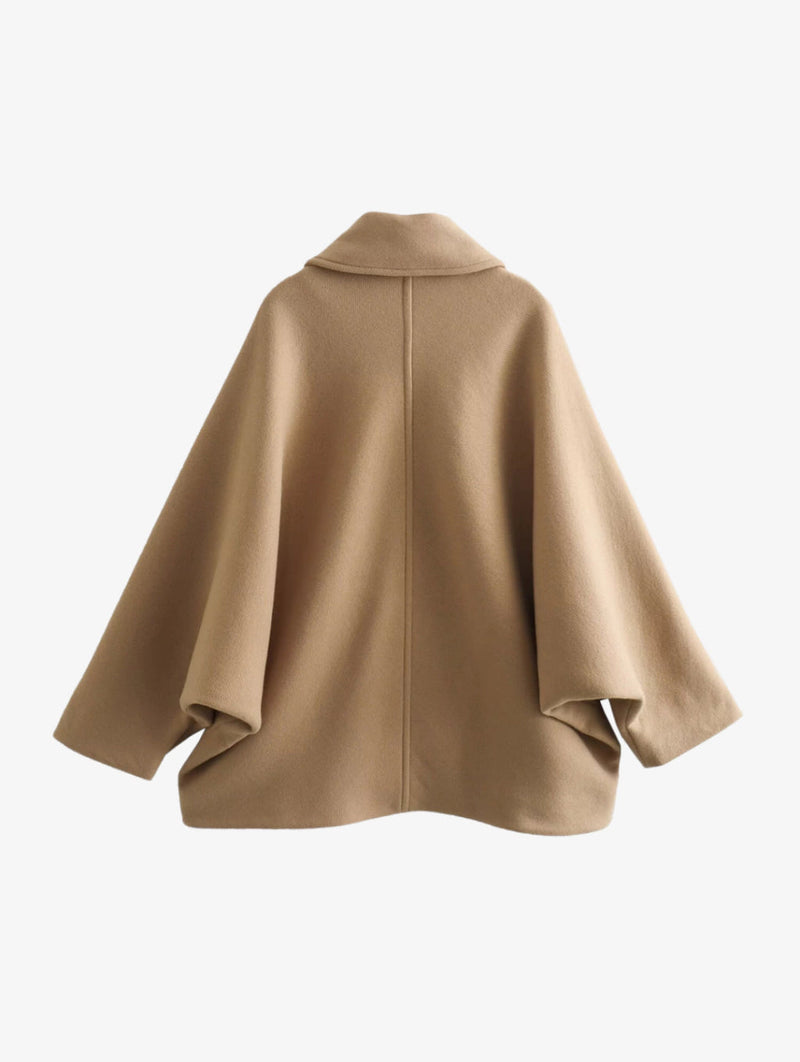 Casaco Oversized com Mangas Estilo Morcego