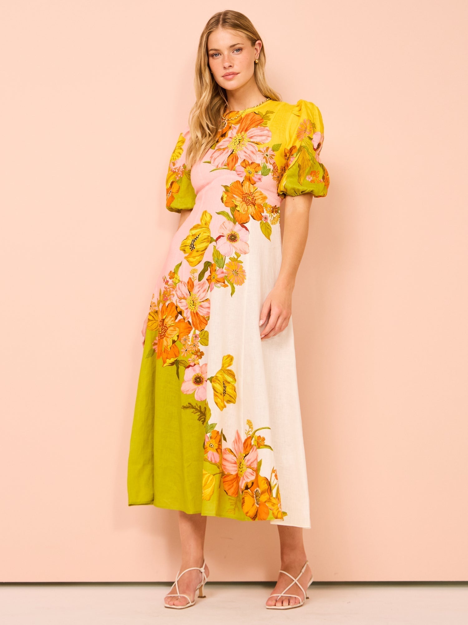 Vestido Longo Estampa Floral - Spring