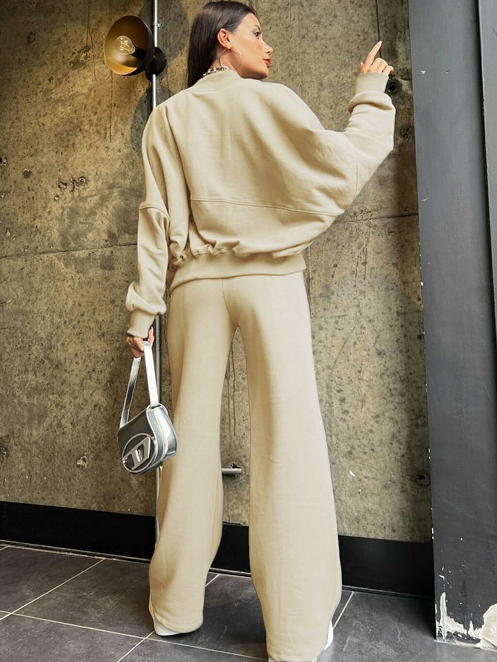 Conjunto de Moletom em Algodão