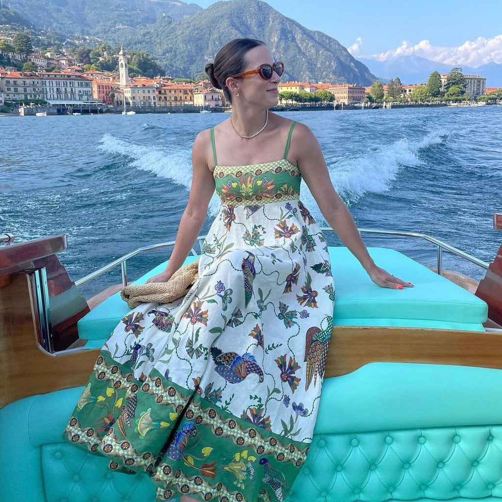 Vestido Longo de Verão Estampado