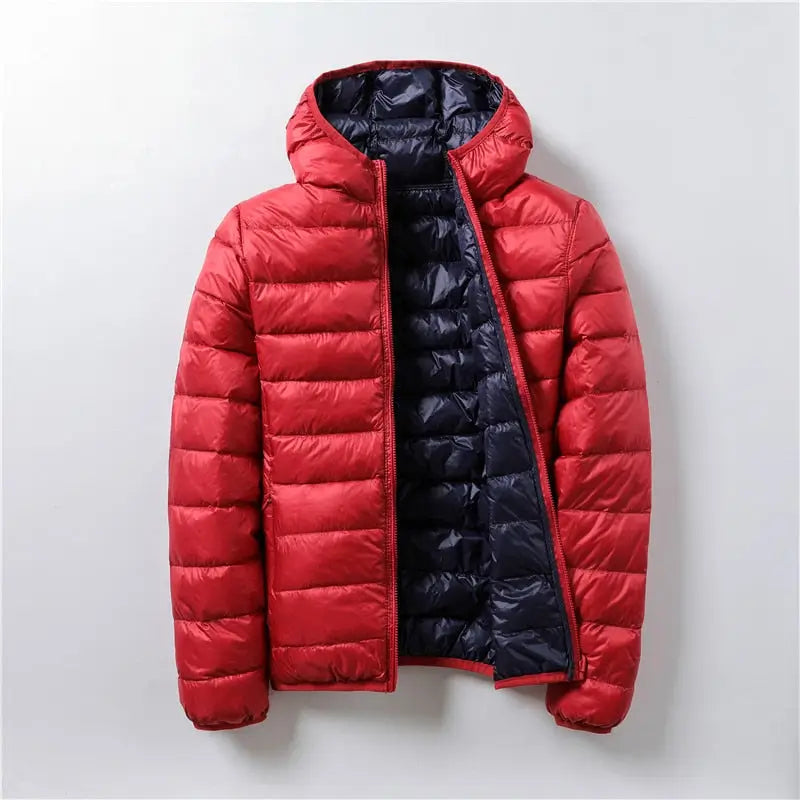 Jaqueta Puffer Impermeável Dupla Face