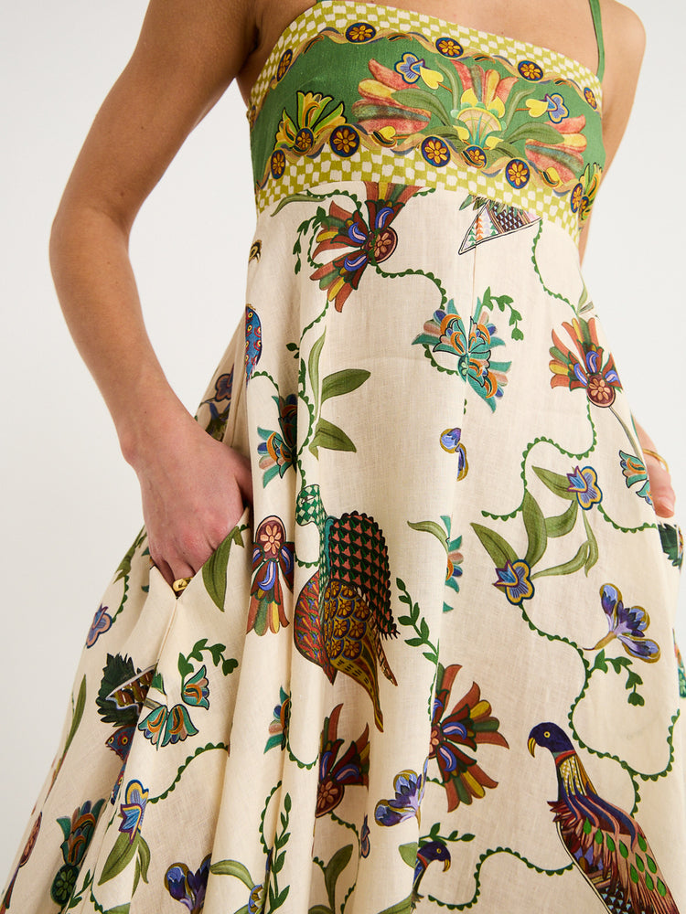 Vestido Longo de Verão Estampado