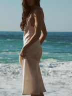 Vestido Longo Acetinado - Dreamy