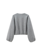 Jaqueta Oversized com Modelagem Reta