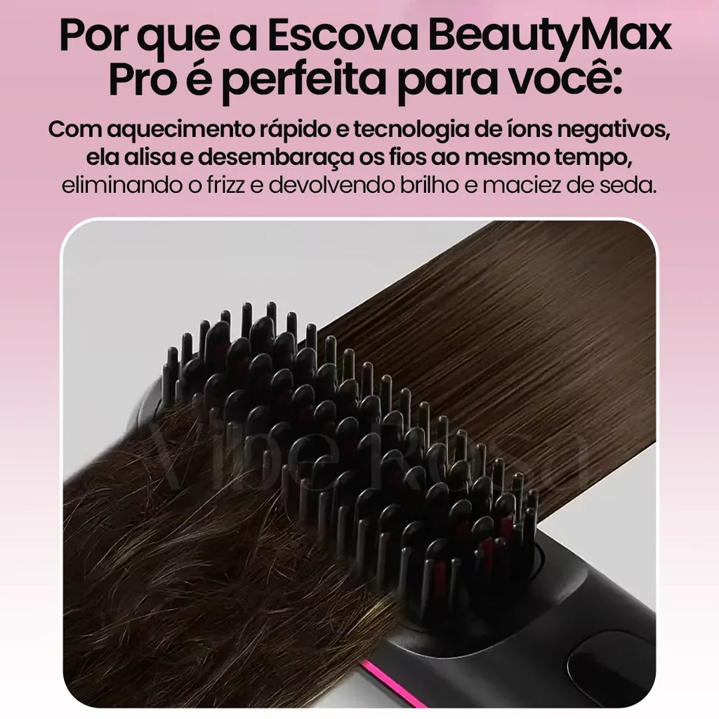 Escova Alisadora Portátil - BeautyMax Pro®