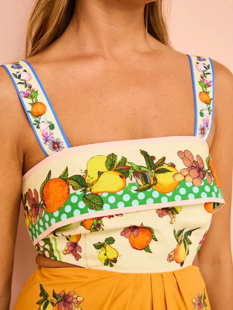 Vestido Curto Estampado Floral - Solar