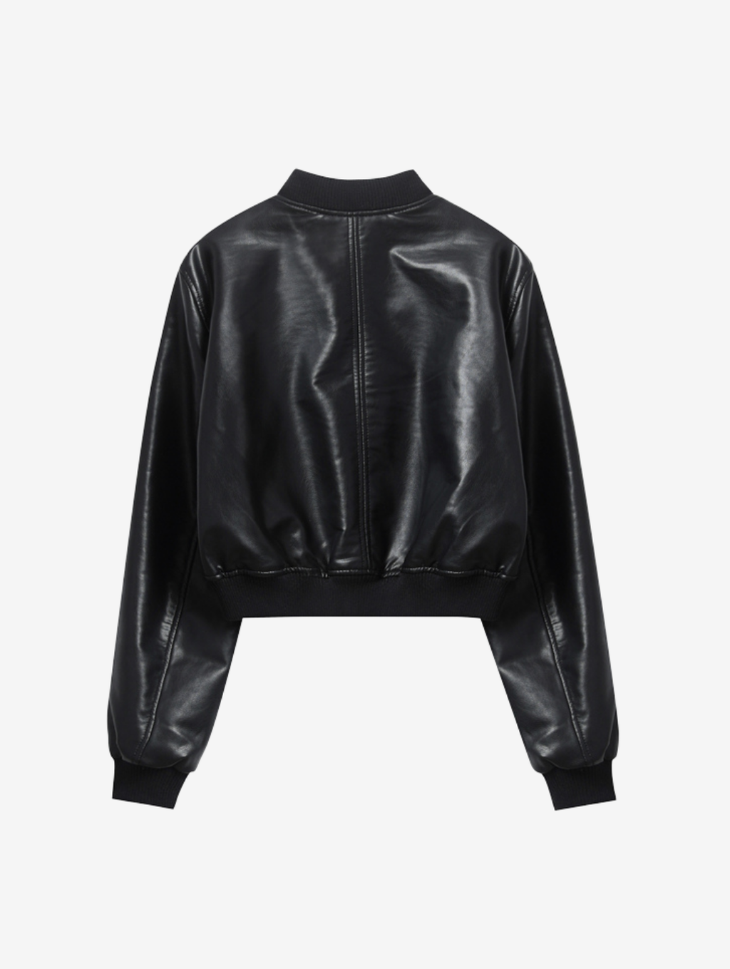 Jaqueta Bomber de Couro Sintético