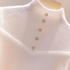 Suéter Peluciado com Botões - Touch