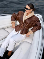 Jaqueta de Couro Legítimo - Lena