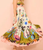 Vestido Longo Midi Estampado