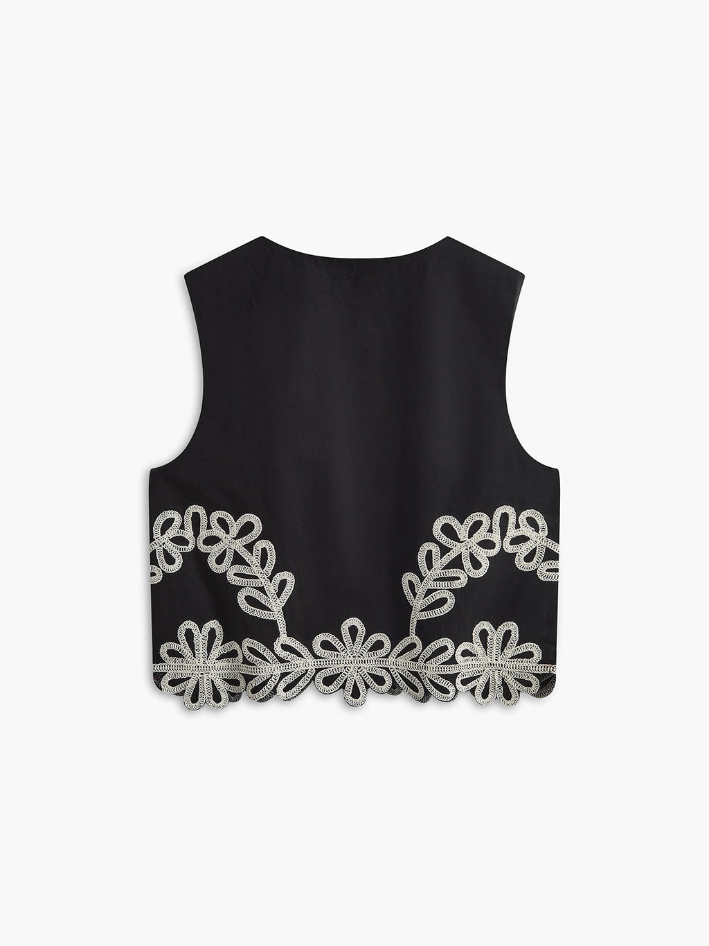 Conjunto Bordado sem Mangas