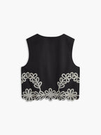 Conjunto Bordado sem Mangas