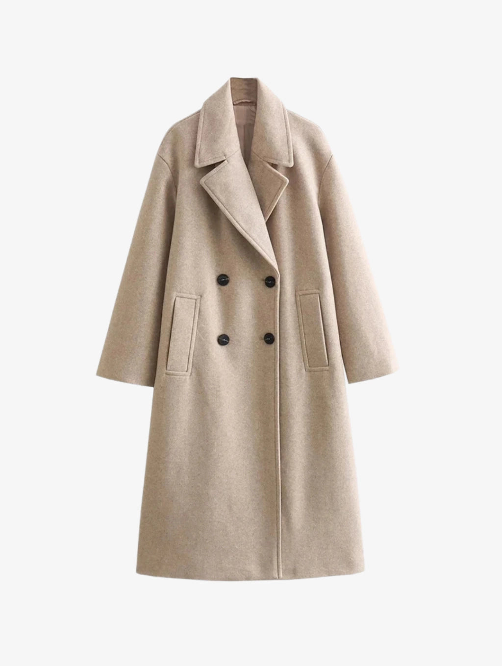 Casaco de Lã Batida - Sobretudo