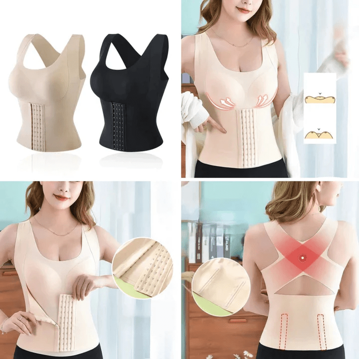 Sutiã 3 em 1 - Push up - Corrige postura - cinta modeladora