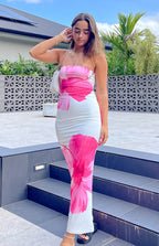 Vestido Longo Estampa Floral - Arizona