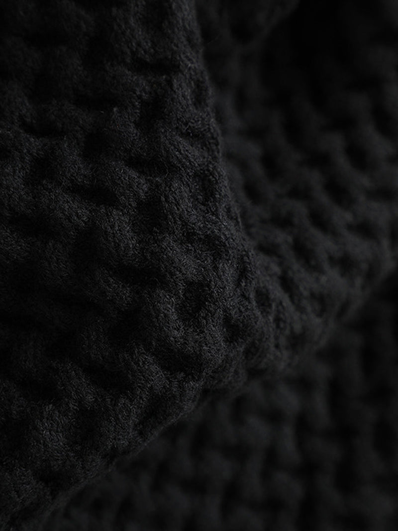 Cardigan com Botões Geometricos