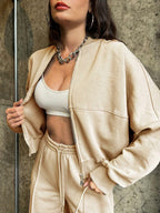 Conjunto de Moletom em Algodão