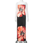 Vestido Longo Estampa com Flores - Blossom