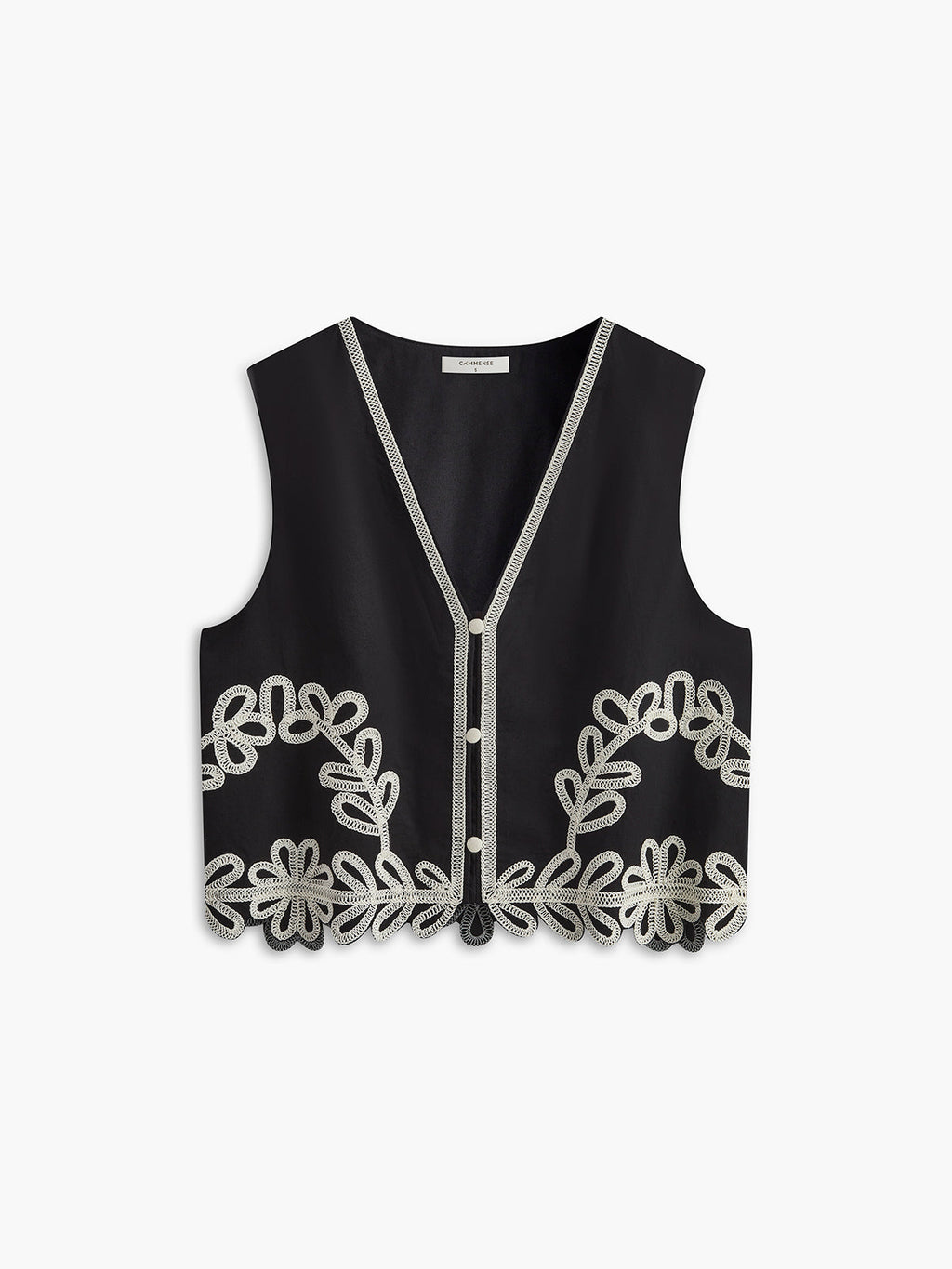 Conjunto Bordado sem Mangas