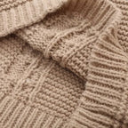 Suéter Trançado de Tricô