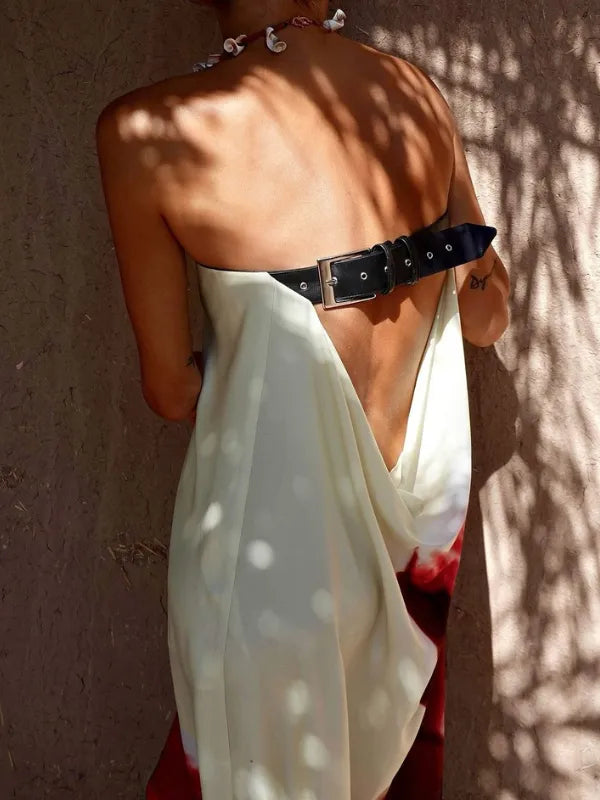 Vestido Tomara que Caia com Detalhe de Fivela - Charm