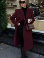 Casaco Sobretudo Vinho de Lã