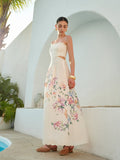 Vestido Longo com Estampa Floral - Sleeve