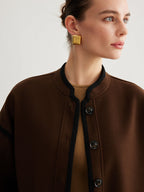 Jaqueta Minimalista de Tweed