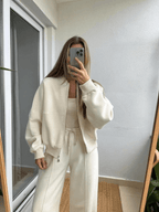 Conjunto de Moletom em Algodão