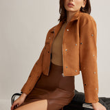 Jaqueta Curta Cravejada